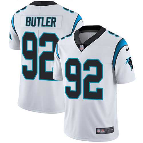Nike Carolina Panthers #92 Vernon Butler White NFL Vapor Untouchable Limited Jersey,We sell and wholesale Nike Carolina Panthers #92 Vernon Butler White NFL Vapor Untouchable Limited Jersey on line form chian!